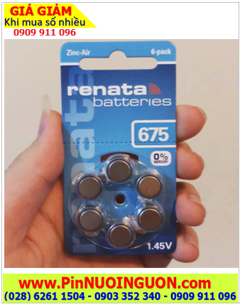 Renata PR44 /A675 _Pin máy trợ thính Renata PR44 /A675 /Pin máy điếc Renata PR44 /A675 |CÒN HÀNG